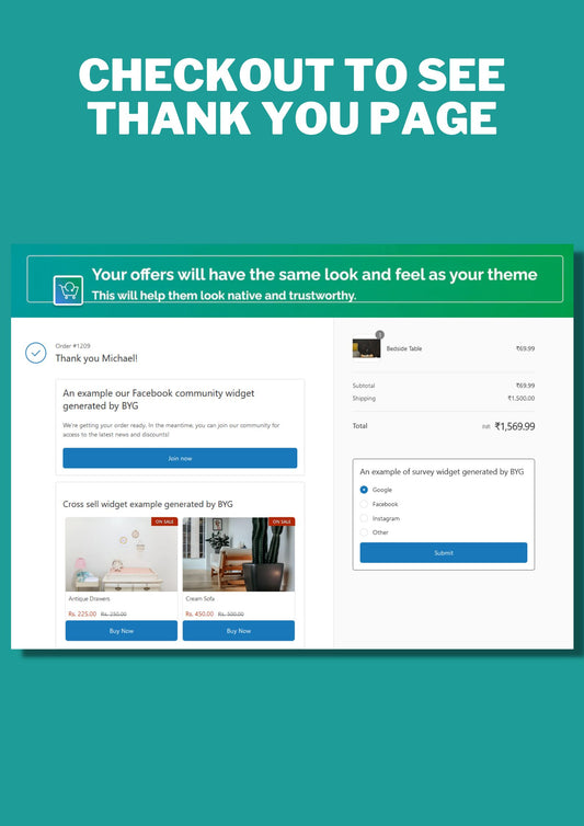See Thank you page demo